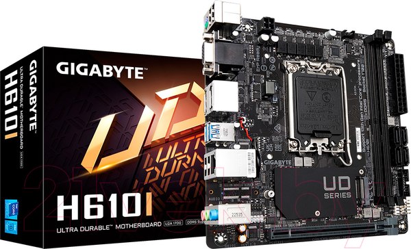 Изображение товара Материнская плата Gigabyte H610I