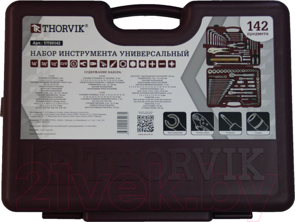 Изображение товара Универсальный набор инструментов Thorvik TS142