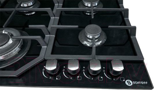 Изображение товара Газовая варочная панель Schtoff H 6034 C30 IS (черный)
