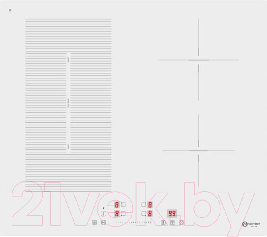 Изображение товара Индукционная варочная панель Schtoff I6S07B (белый)