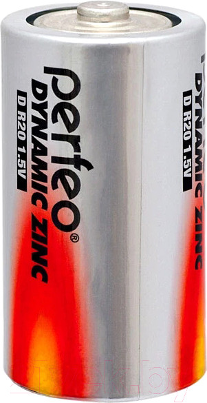 Изображение товара Комплект батареек Perfeo R20/2BL Dynamic Zinc/20