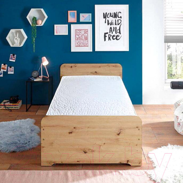 Изображение товара Двухъярусная выдвижная кровать Dipriz Duplo 90x200 / Д.80045.2 (артизан/белый)