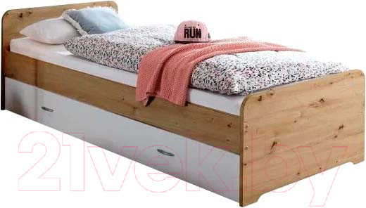 Изображение товара Двухъярусная выдвижная кровать Dipriz Duplo 90x200 / Д.80045.2 (артизан/белый)