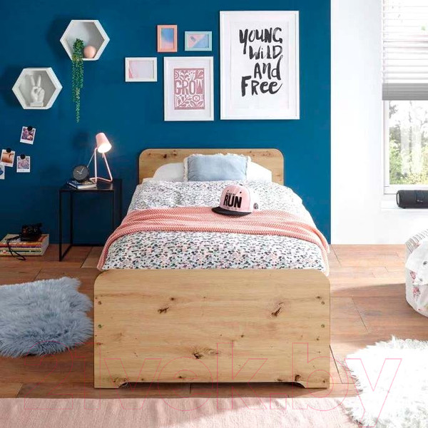 Изображение товара Двухъярусная выдвижная кровать Dipriz Duplo 90x200 / Д.80045.2 (артизан/белый)