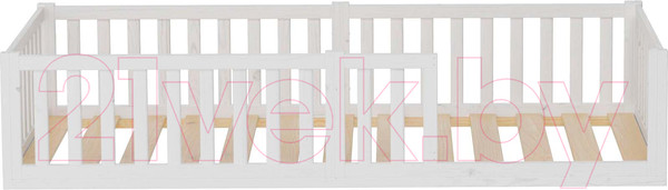 Изображение товара Кровать-тахта Dipriz Афина 90x200 / Д.80029.1 (белый воск укрывистый)