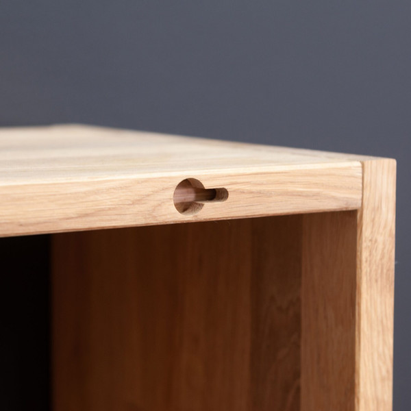 Изображение товара Стеллаж Dipriz Эдгар 4 ниши / Д.35036.1 (дуб масло)