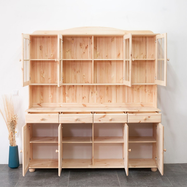 Изображение товара Шкаф навесной Dipriz Lena 4дв / Д.73104.7 (сосна, без отделки)