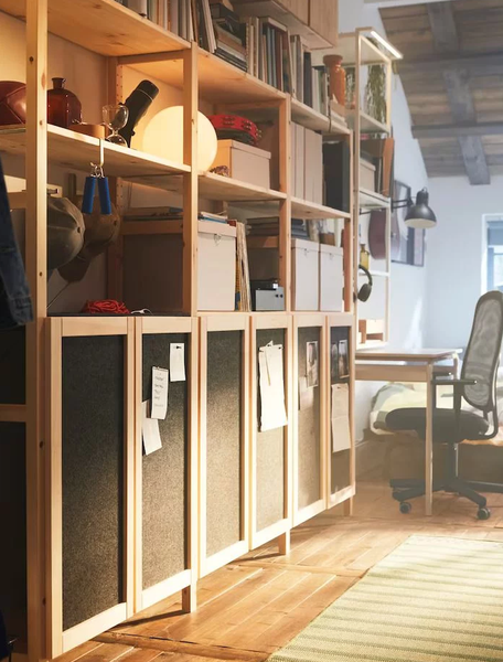 Изображение товара Полка вкладная Dipriz Ивар / Д.7594 (сосна, без отделки)