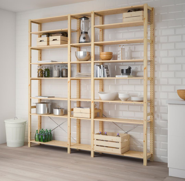 Изображение товара Полка вкладная Dipriz Ивар / Д.7594 (сосна, без отделки)