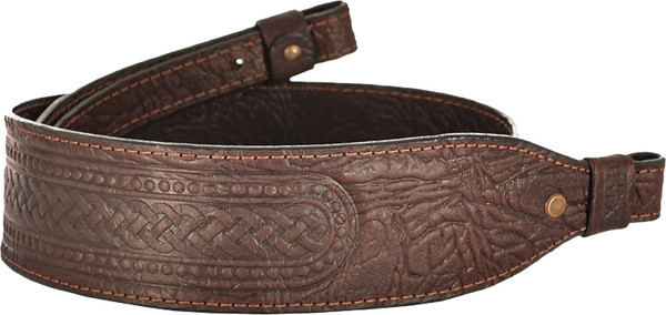 Изображение товара Ремень оружейный ХСН Фигурный кожа/кожа тисненый винт/с (I) / 311