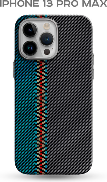Изображение товара Чехол-накладка Luxo Пути сошлись J217 для Apple iPhone 13 Pro Max (хаки/бирюзовый)