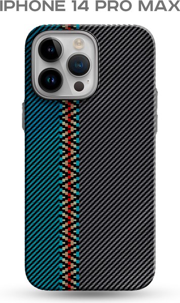 Изображение товара Чехол-накладка Luxo Пути сошлись J217 для Apple iPhone 14 Pro Max (хаки/бирюзовый)