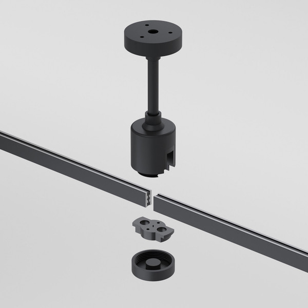 Изображение товара Потолочная база для трекового светильника Elektrostandard Esthetic Magnetic Small 85145/00