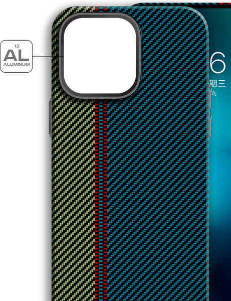 Изображение товара Чехол-накладка Luxo Пути сошлись J219 для Apple iPhone 13 Pro (изумрудный/болотный)