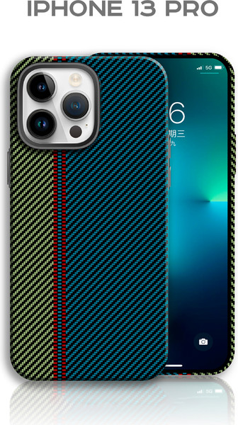 Изображение товара Чехол-накладка Luxo Пути сошлись J219 для Apple iPhone 13 Pro (изумрудный/болотный)