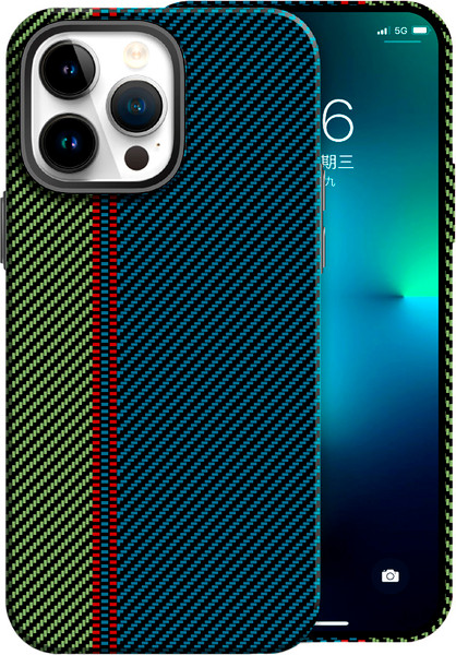 Изображение товара Чехол-накладка Luxo Пути сошлись J219 для Apple iPhone 15 Pro (изумрудный/болотный)