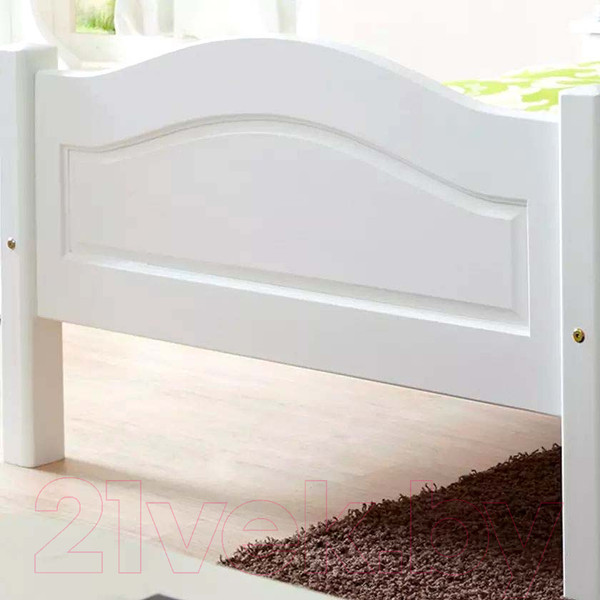 Изображение товара Односпальная кровать Dipriz Rita 90x200 / Д.80027.1 (белый)