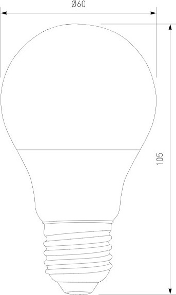 Изображение товара Лампа Elektrostandard Dimmable BLE2777 9W 4200K E27 A60