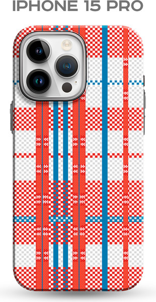 Изображение товара Чехол-накладка Luxo Самоирония Lf-4 для Apple iPhone 15 Pro (красный/синий, светящийся)