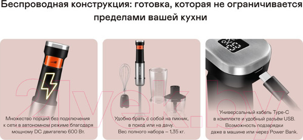 Изображение товара Блендер погружной Garlyn HB-C