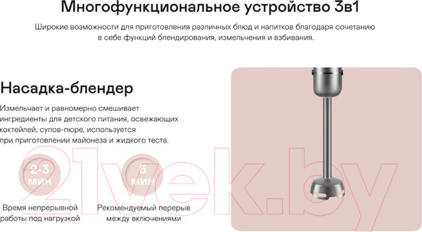 Изображение товара Блендер погружной Garlyn HB-C