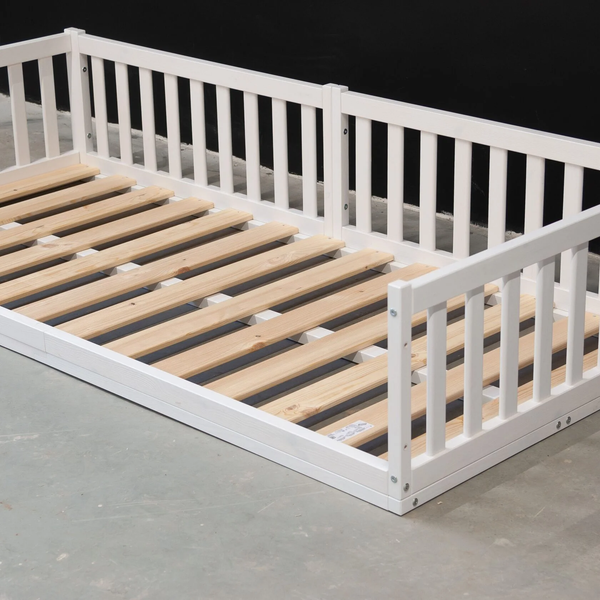 Изображение товара Односпальная кровать детская Dipriz Bufalina 90x200 / Д.80050.1 (белый воск)