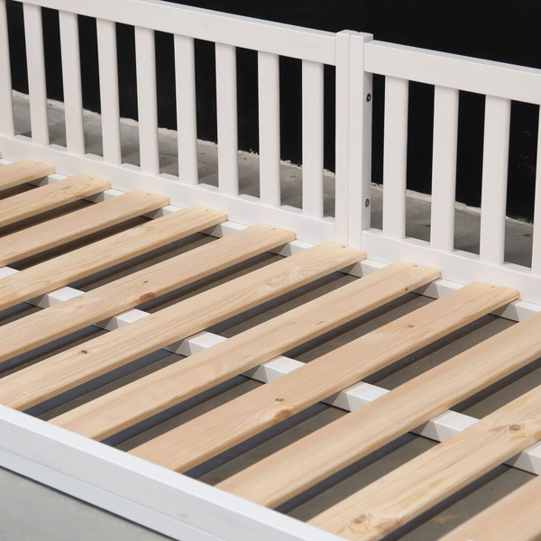 Изображение товара Односпальная кровать детская Dipriz Bufalina 90x200 / Д.80050.1 (белый воск)