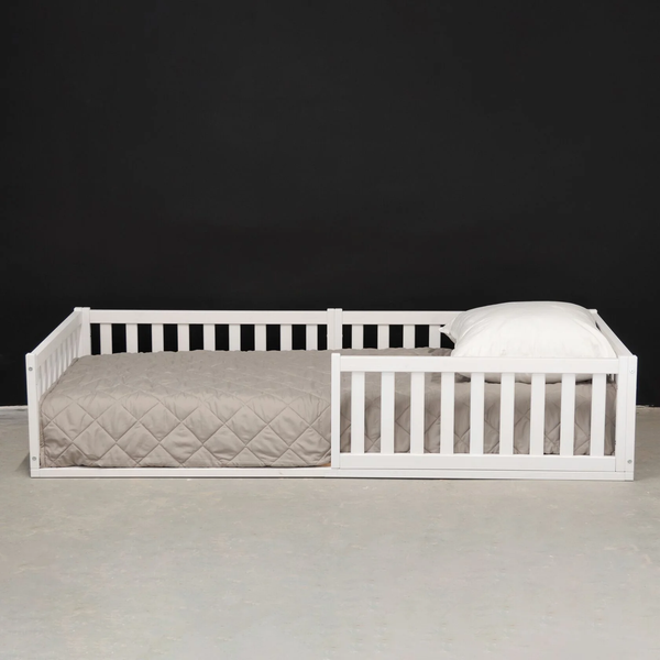 Изображение товара Односпальная кровать детская Dipriz Bufalina 90x200 / Д.80050.1 (белый воск)