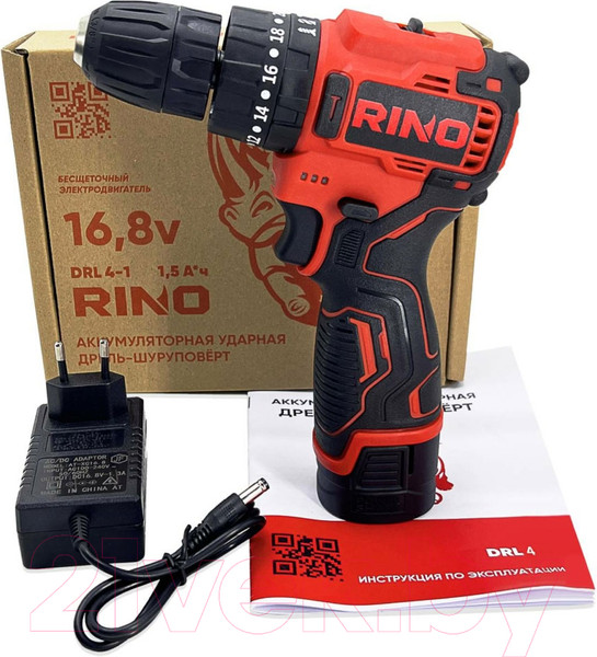 Изображение товара Аккумуляторная дрель-шуруповерт RINO DRL4-1