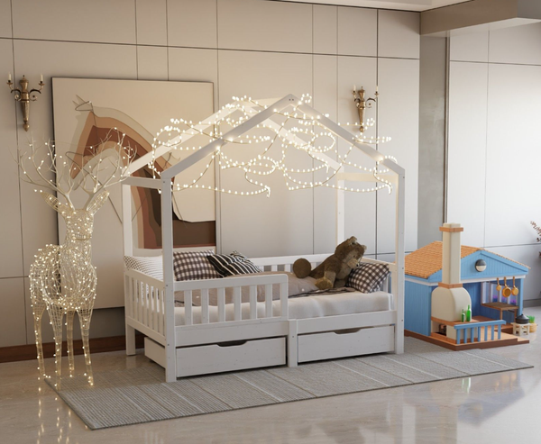 Изображение товара Кровать-тахта детская Dipriz Фиона 80x160 / Д.7552.1 (белый)