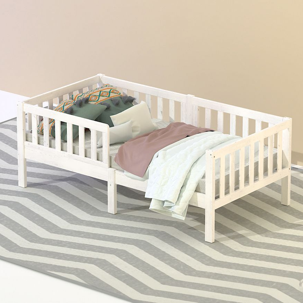 Изображение товара Кровать-тахта детская Dipriz Фиона 80x160 / Д.7552.1 (белый)