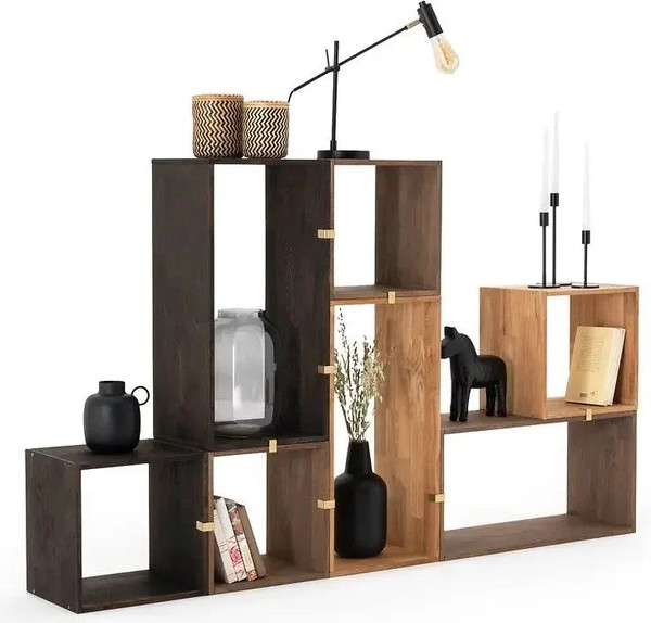 Изображение товара Полка Dipriz Эдгар / Д.90013.1 (темный дуб)