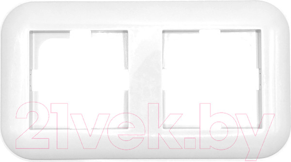 Изображение товара Рамка для выключателей и розеток Ovivo Loft 404-010001-226 (белый)