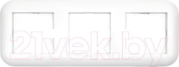 Изображение товара Рамка для выключателей и розеток Ovivo Loft 404-010001-227 (белый)