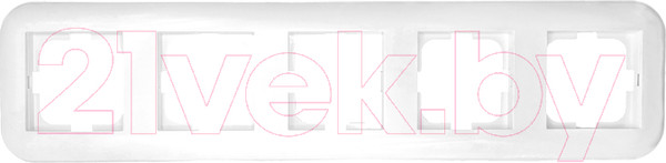 Изображение товара Рамка для выключателей и розеток Ovivo Loft 404-010001-250 (белый)