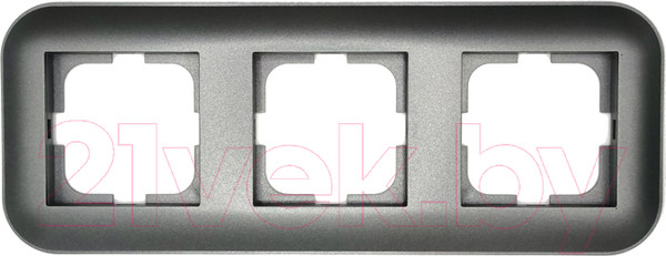 Изображение товара Рамка для выключателей и розеток Ovivo Loft 404-110011-227 (дымчатый)
