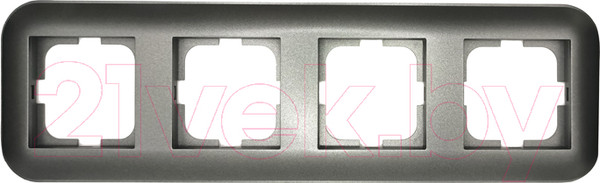Изображение товара Рамка для выключателей и розеток Ovivo Loft 404-110011-228 (дымчатый)