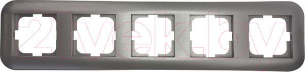 Изображение товара Рамка для выключателей и розеток Ovivo Loft 404-110011-250 (дымчатый)