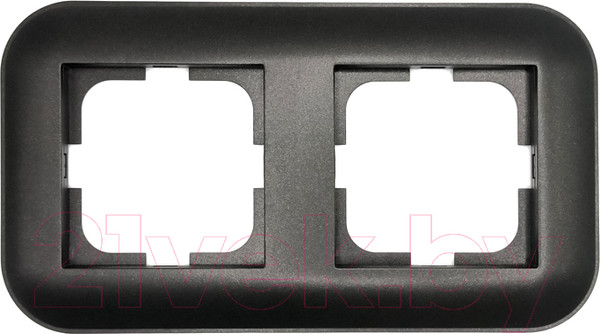 Изображение товара Рамка для выключателей и розеток Ovivo Loft 404-170017-226 (черный)