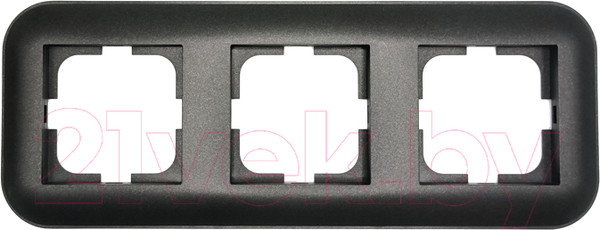 Изображение товара Рамка для выключателей и розеток Ovivo Loft 404-170017-227 (черный)