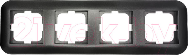 Изображение товара Рамка для выключателей и розеток Ovivo Loft 404-170017-228 (черный)