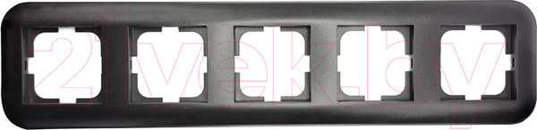 Изображение товара Рамка для выключателей и розеток Ovivo Loft 404-170017-250 (черный)