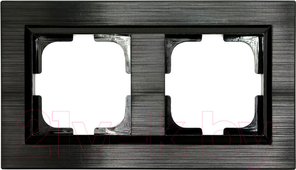 Изображение товара Рамка для выключателей и розеток Ovivo Quantum 405-360000-226 (черный)