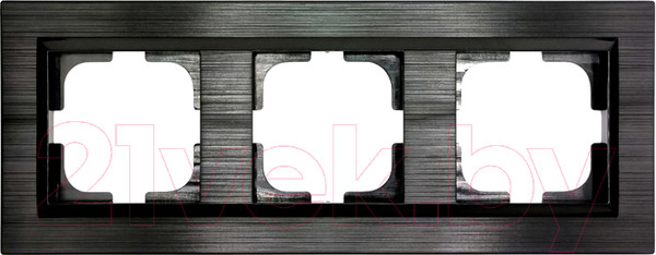 Изображение товара Рамка для выключателей и розеток Ovivo Quantum 405-360000-227 (черный)