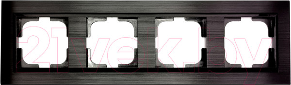 Изображение товара Рамка для выключателей и розеток Ovivo Quantum 405-360000-228 (черный)