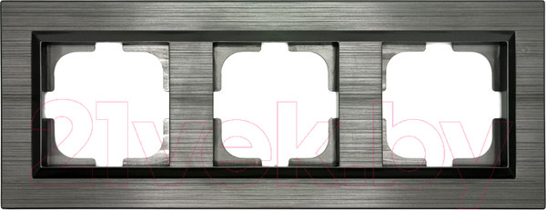 Изображение товара Рамка для выключателей и розеток Ovivo Quantum 405-310000-227 (магнитный серый)
