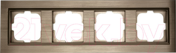 Изображение товара Рамка для выключателей и розеток Ovivo Quantum 405-330000-228 (медь)