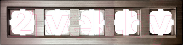 Изображение товара Рамка для выключателей и розеток Ovivo Quantum 405-330000-250 (медь)