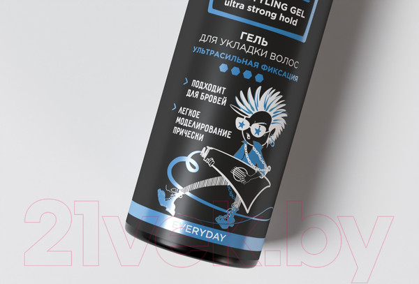 Изображение товара Гель для укладки волос Markell Professional ультрасильная фиксация (195мл)