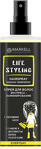 Изображение товара Спрей для волос Markell Everyday Экспресс-ламинирование (195мл)